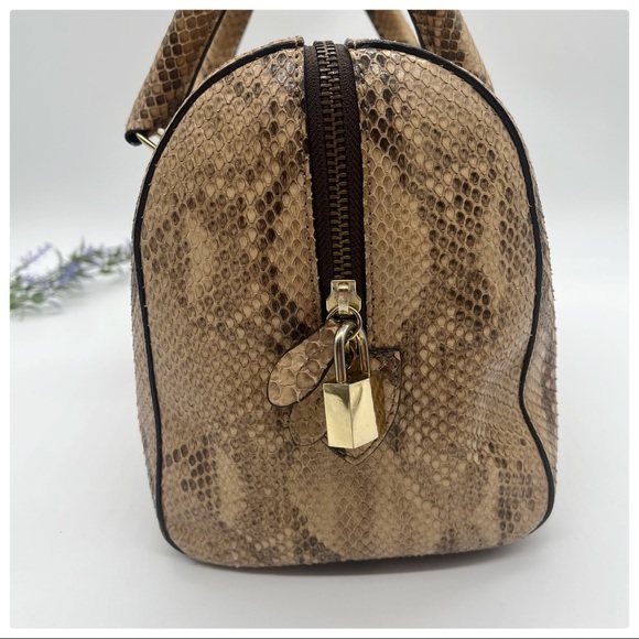 J&M DAVIDSON Python Boston Bag - Picture 9 of 17